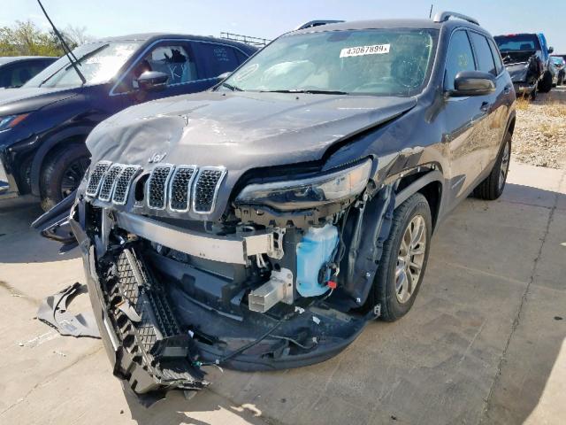 1C4PJLLB3KD301481 - 2019 JEEP CHEROKEE L GRAY photo 2