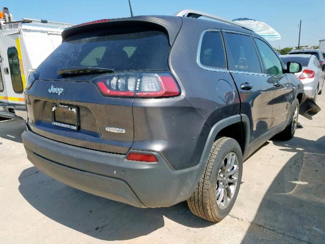 1C4PJLLB3KD301481 - 2019 JEEP CHEROKEE L GRAY photo 4