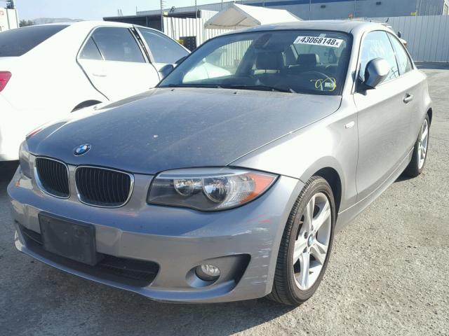 WBAUP9C50CVL91342 - 2012 BMW 128 I SILVER photo 2