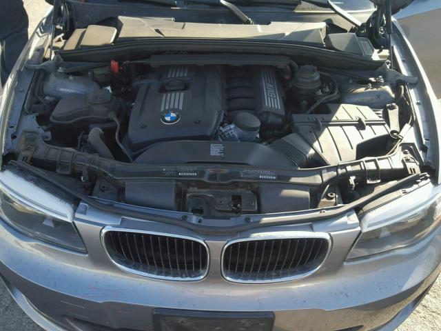 WBAUP9C50CVL91342 - 2012 BMW 128 I SILVER photo 7