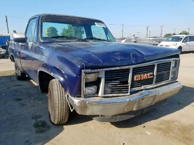 1GTEC14F0GJ500536 - 1986 GMC C1500 BLUE photo 1