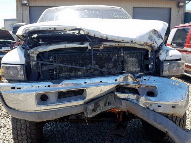 3B7KF2261WG185829 - 1998 DODGE RAM 2500 WHITE photo 9