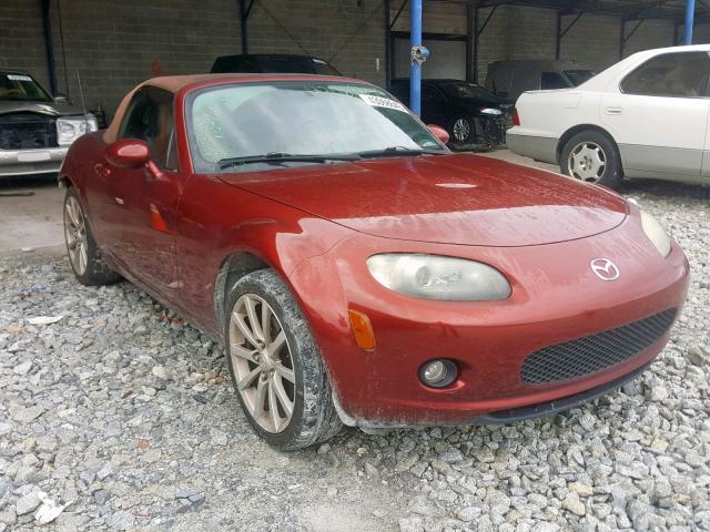 JM1NC25F870136649 - 2007 MAZDA MX-5 MIATA BURGUNDY photo 1