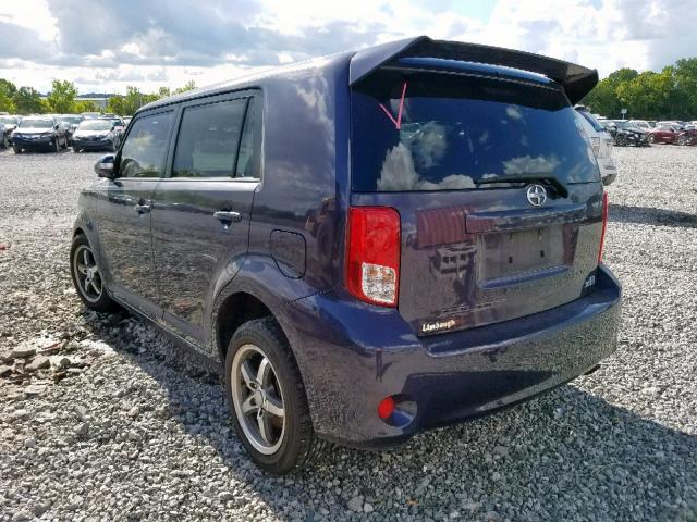 JTLZE4FE9CJ026201 - 2012 TOYOTA SCION XB 蓝色 照片 3