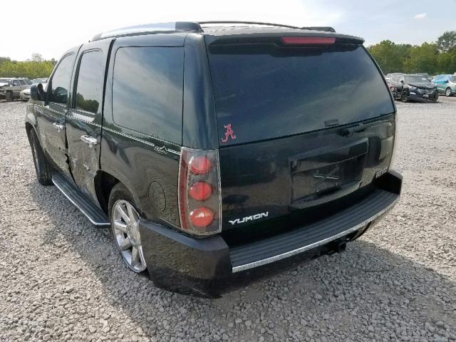 1GKFK638X7J214494 - 2007 GMC YUKON DENA BLACK photo 3