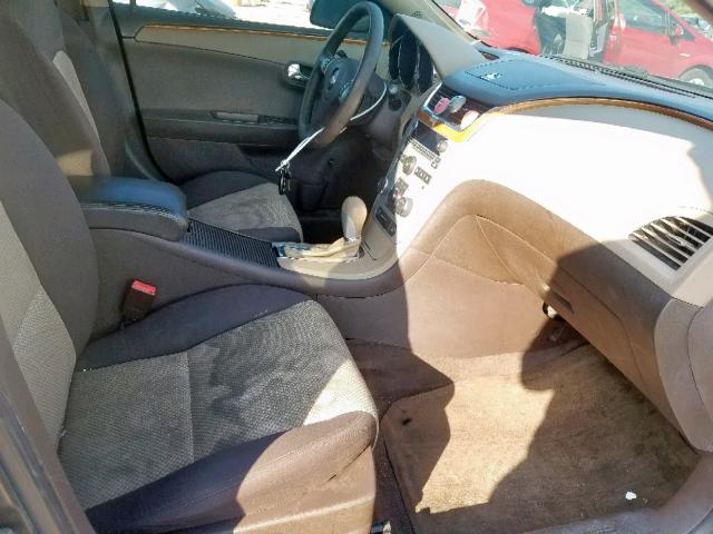 1G1ZC5E06AF179835 - 2010 CHEVROLET MALIBU 1LT BURGUNDY photo 5