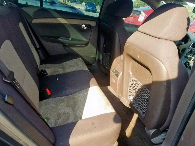 1G1ZC5E06AF179835 - 2010 CHEVROLET MALIBU 1LT BURGUNDY photo 6
