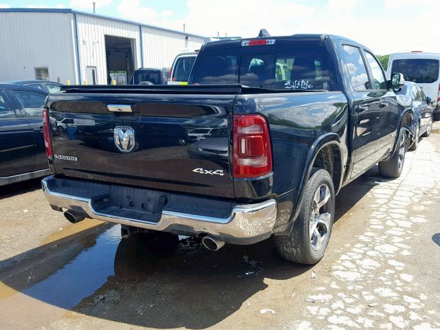 1C6SRFJT5KN648571 - 2019 RAM 1500 LARAM BLACK photo 4