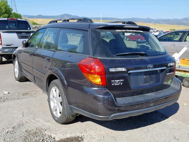 4S4BP62C977324611 - 2007 SUBARU OUTBACK OU CHARCOAL photo 3