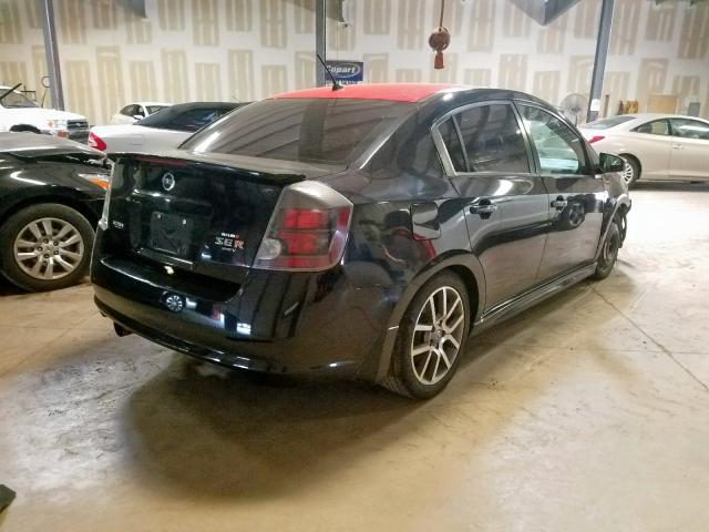 3N1CB61E27L692153 - 2007 NISSAN SENTRA SE- BLACK photo 4