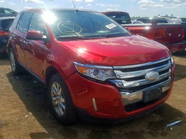 2FMDK3JC2BBB26279 - 2011 FORD EDGE SEL RED photo 1