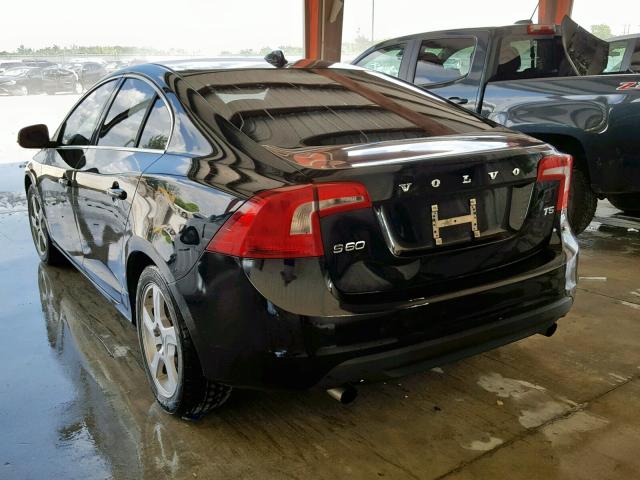 YV1622FS9C2087036 - 2012 VOLVO S60 T5 BLACK photo 3