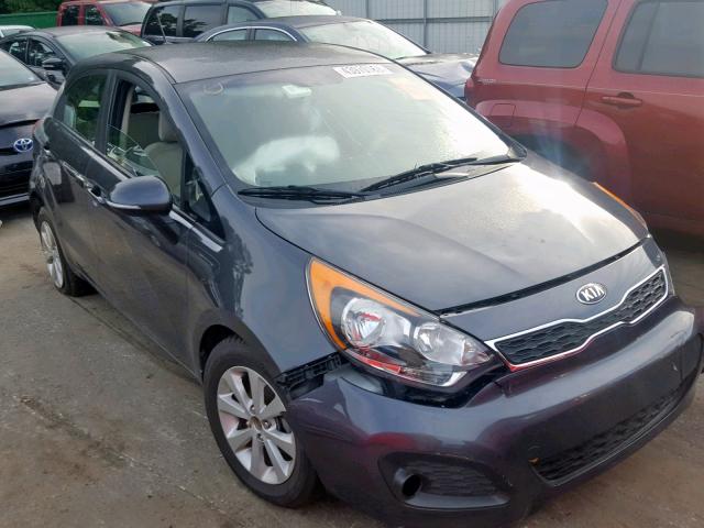 KNADN5A31D6175530 - 2013 KIA RIO EX GRAY photo 1