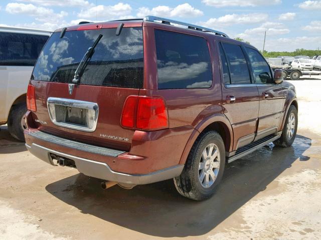 5LMFU27R03LJ49129 - 2003 LINCOLN NAVIGATOR ბურგუნდია ფოტო 4