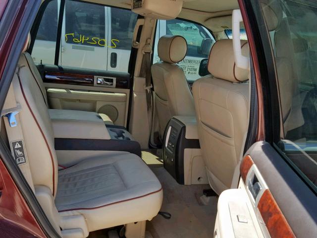 5LMFU27R03LJ49129 - 2003 LINCOLN NAVIGATOR ბურგუნდია ფოტო 6