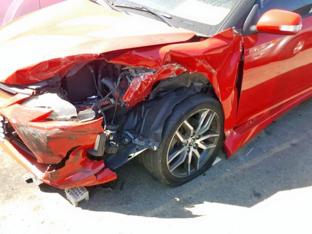 JTKJF5C72E3074057 - 2014 TOYOTA SCION TC წითელი ფოტო 9