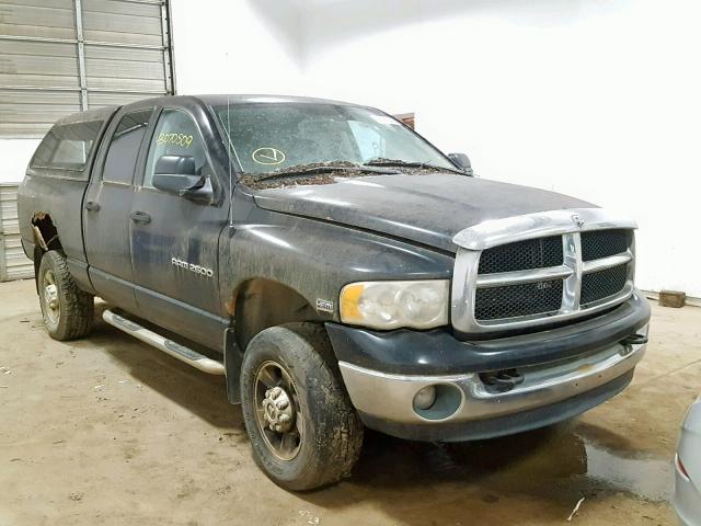 3D7KU28D13G707145 - 2003 DODGE RAM 2500 S BLACK photo 1