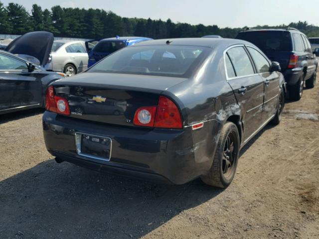 1G1ZH57B094136969 - 2009 CHEVROLET MALIBU 1LT BLACK photo 4