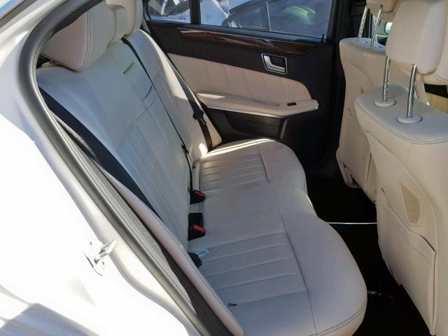 WDDHF9BB5EB021724 - 2014 MERCEDES-BENZ E 550 4MAT WHITE photo 6