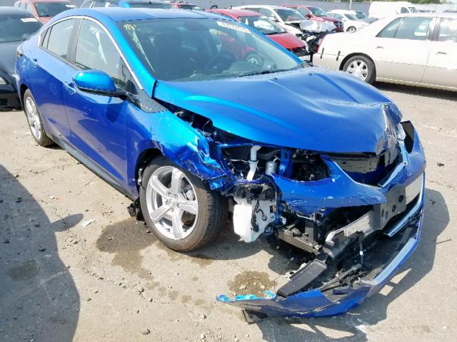 1G1RA6S53HU150729 - 2017 CHEVROLET VOLT LT BLUE photo 1