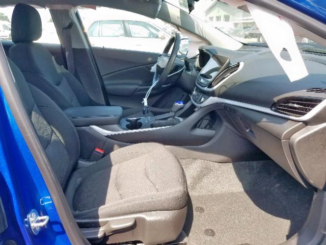 1G1RA6S53HU150729 - 2017 CHEVROLET VOLT LT BLUE photo 5