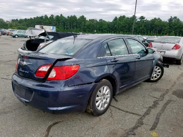 1C3LC46J98N168122 - 2008 CHRYSLER SEBRING LX BLUE photo 4