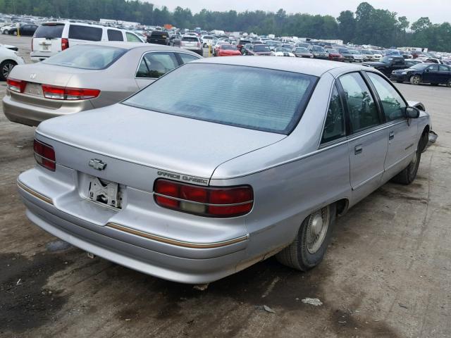 1G1BN53E0MW204680 - 1991 CHEVROLET CAPRICE CL SILVER photo 4