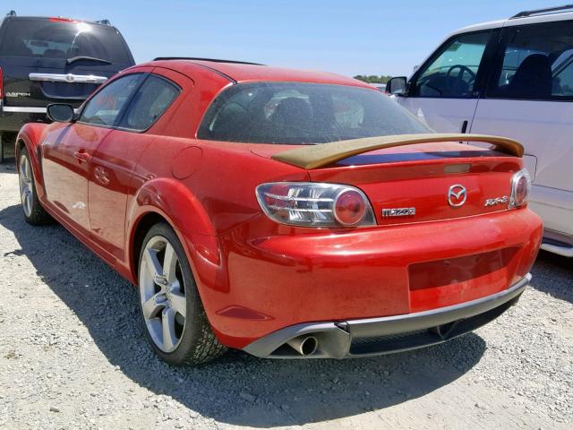 JM1FE17NX40140484 - 2004 MAZDA RX8 RED photo 3