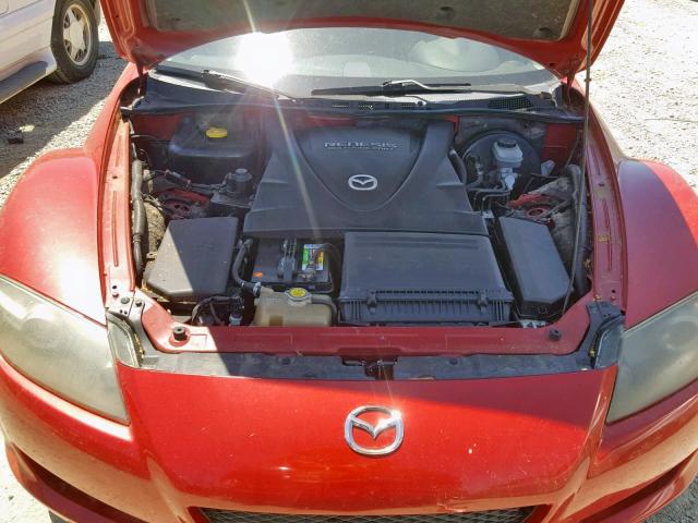 JM1FE17NX40140484 - 2004 MAZDA RX8 RED photo 7