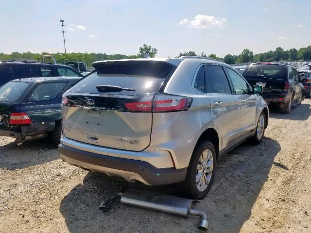 2FMPK3K97KBB42784 - 2019 FORD EDGE TITAN SILVER photo 4