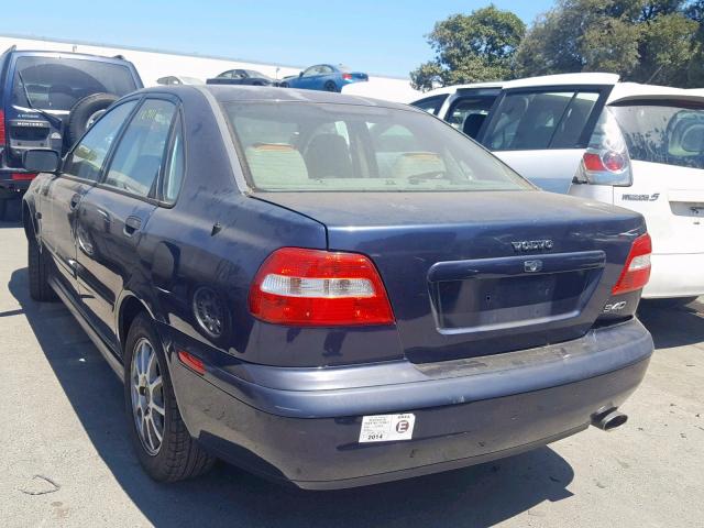 YV1VS29573F935117 - 2003 VOLVO S40 1.9T BLUE photo 3