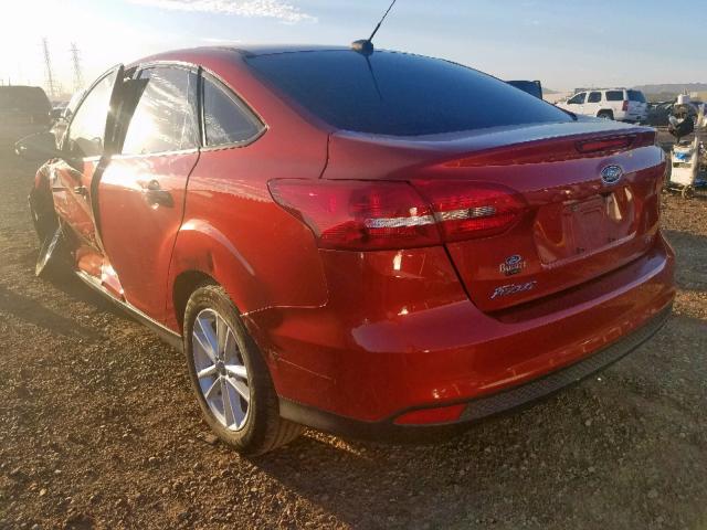 1FADP3F22JL271025 - 2018 FORD FOCUS SE RED photo 3