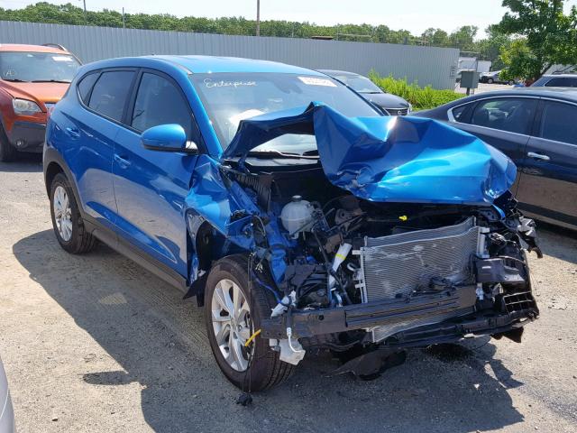 KM8J2CA42KU950174 - 2019 HYUNDAI TUCSON SE BLUE photo 1