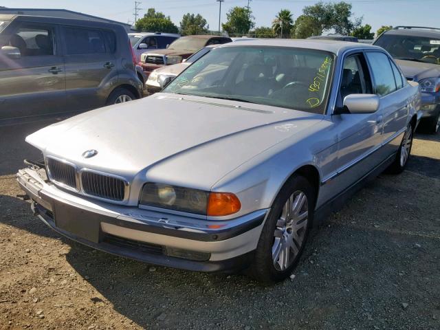 WBAGK2322WDH69084 - 1998 BMW 750 IL SILVER photo 2