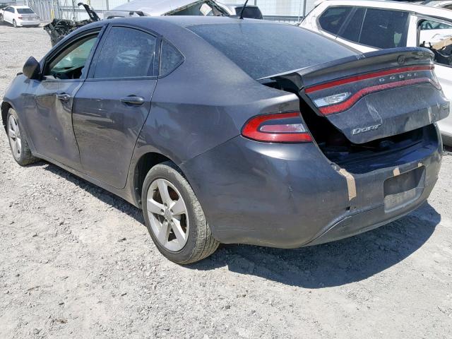 1C3CDFBB0FD306656 - 2015 DODGE DART SXT GRAY photo 3