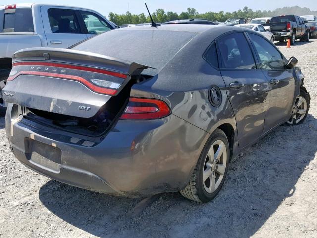 1C3CDFBB0FD306656 - 2015 DODGE DART SXT GRAY photo 4