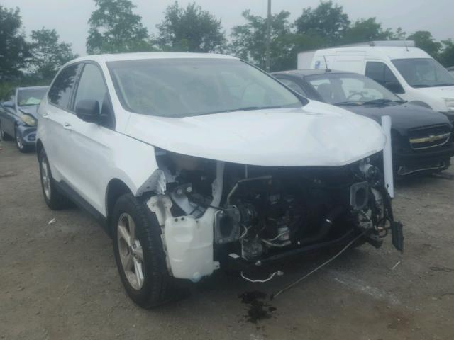 2FMTK3G92FBC29943 - 2015 FORD EDGE SE WHITE photo 1