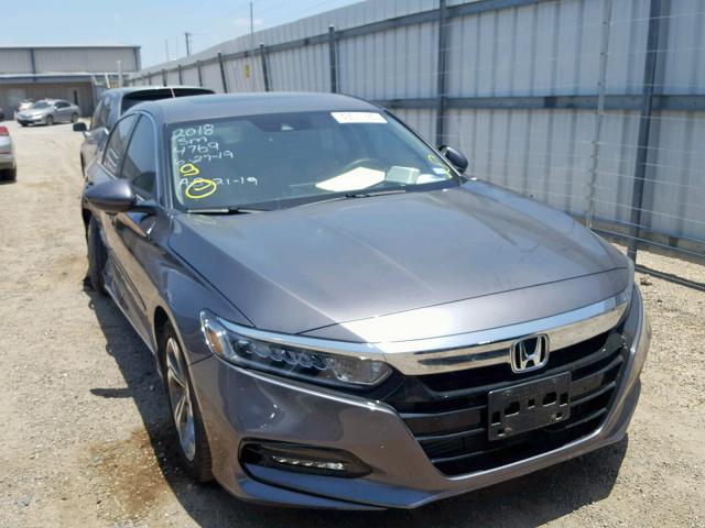 1HGCV1F52JA204769 - 2018 HONDA ACCORD EXL CHARCOAL photo 1