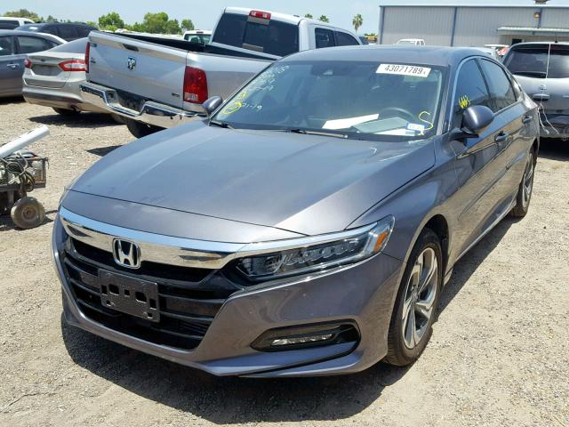 1HGCV1F52JA204769 - 2018 HONDA ACCORD EXL CHARCOAL photo 2