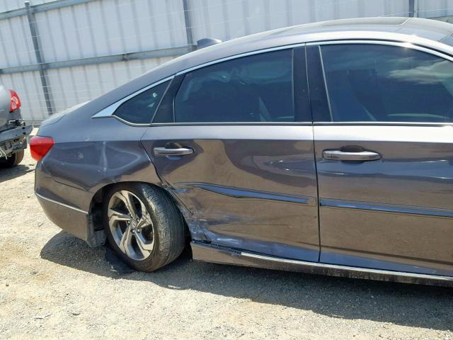 1HGCV1F52JA204769 - 2018 HONDA ACCORD EXL CHARCOAL photo 9