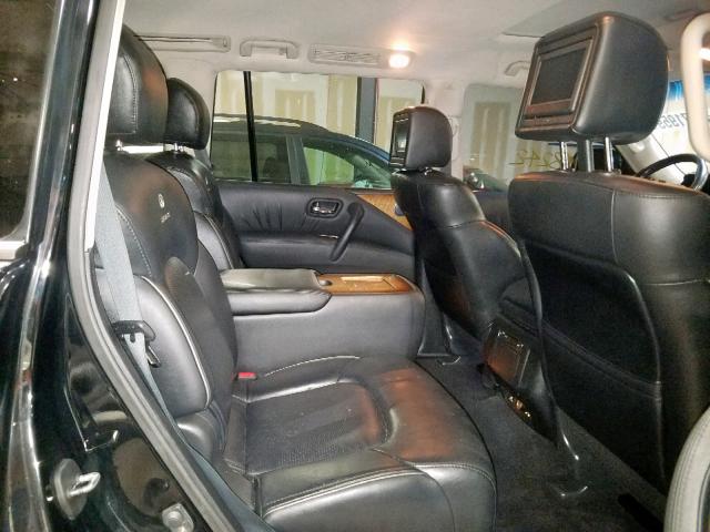 JN8AZ2NE8B9007162 - 2011 INFINITI QX56 BLACK photo 6