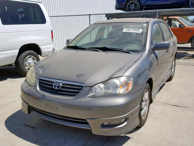 LNXBR32E36Z721189 - 2006 TOYOTA COROLLA GRAY photo 2