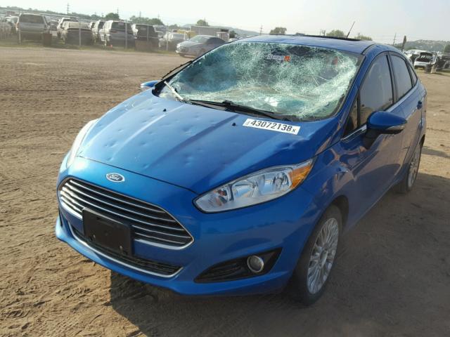 3FADP4CJ7EM153882 - 2014 FORD FIESTA TIT BLUE photo 2