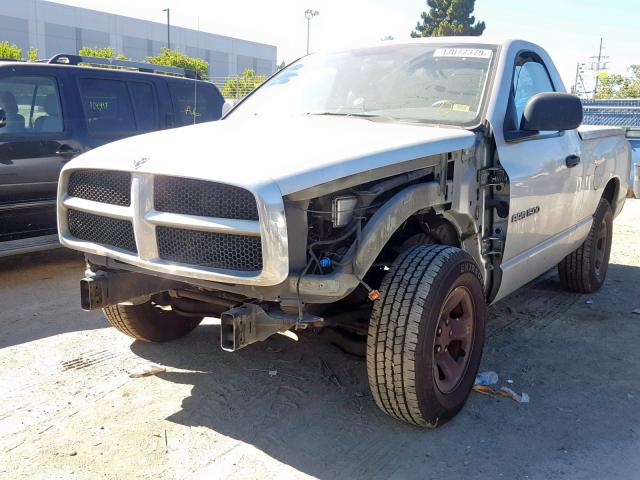 1D7HA16N53J564286 - 2003 DODGE RAM 1500 S SILVER photo 2