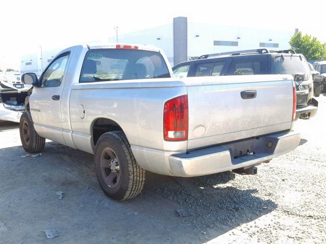 1D7HA16N53J564286 - 2003 DODGE RAM 1500 S SILVER photo 3