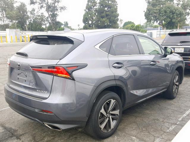 JTJYARBZ8J2090579 - 2018 LEXUS NX 300 GRAY photo 4