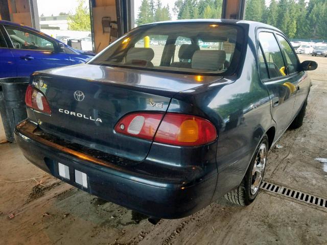 2T1BR12E3XC167272 - 1999 TOYOTA COROLLA VE GREEN photo 4