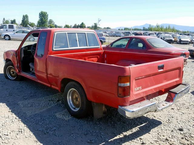 JT4VN93G0M5020696 - 1991 TOYOTA PICKUP 1/2 RED photo 3