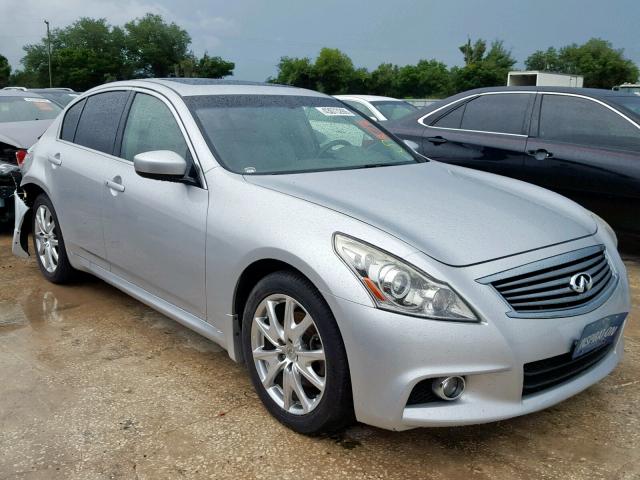 JN1CV6AR5BM352679 - 2011 INFINITI G37 SILVER photo 1