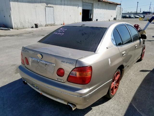 JT8BD68S4Y0095095 - 2000 LEXUS GS 300 GOLD photo 4